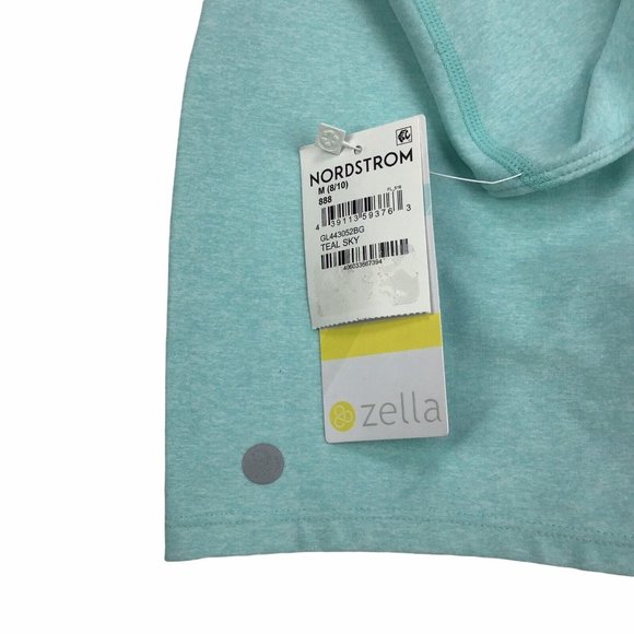 Zella Girl Kids' Restore Romper One Piece in Teal Sky Size Medium M (8/10) - Picture 4 of 4